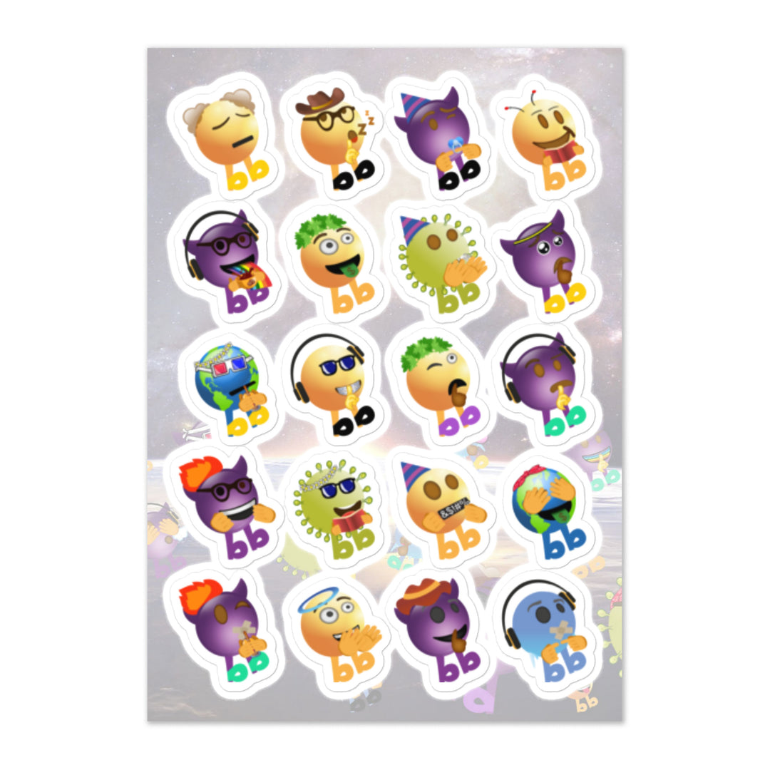 Megabb Buddy Stickers - Emojibb