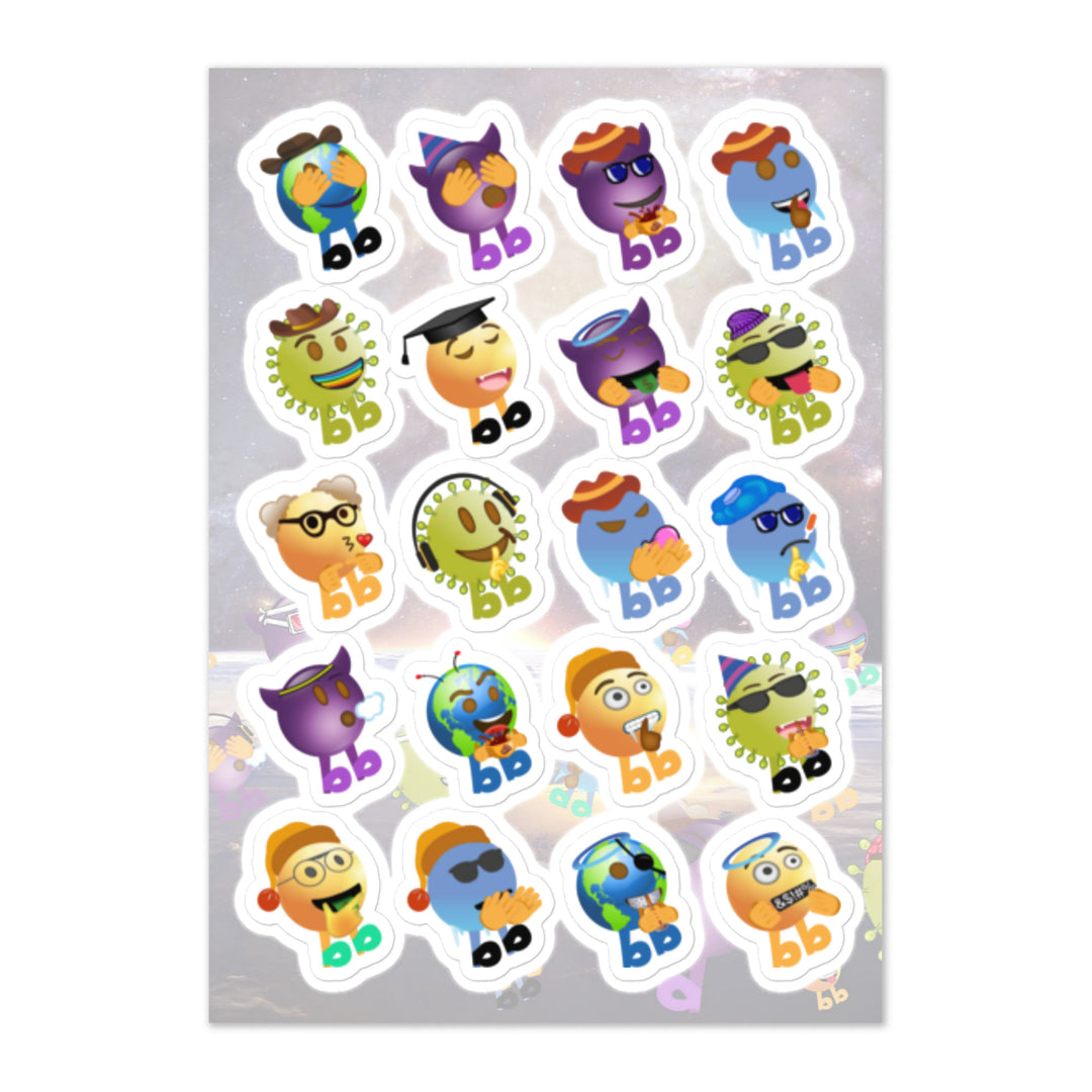 Megabb Buddy Stickers - Emojibb