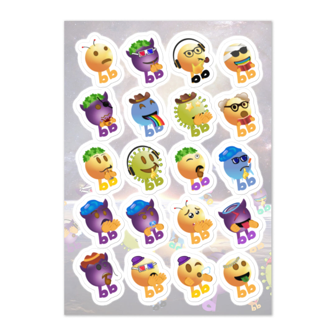 Megabb Buddy Stickers - Emojibb