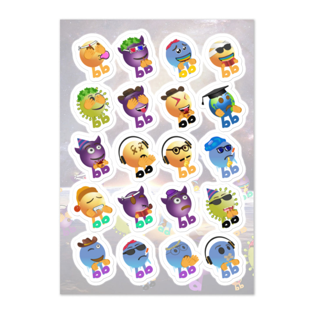 Megabb Buddy Stickers - Emojibb