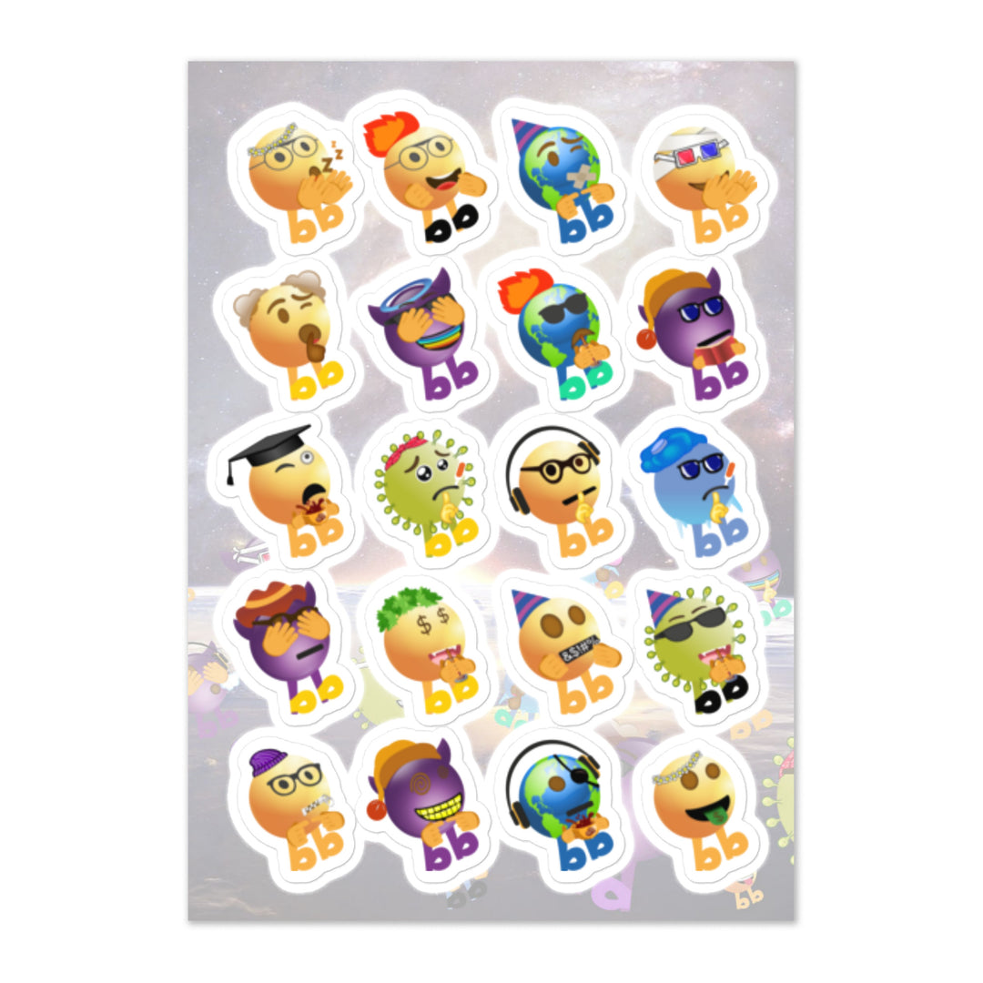Megabb Buddy Stickers - Emojibb