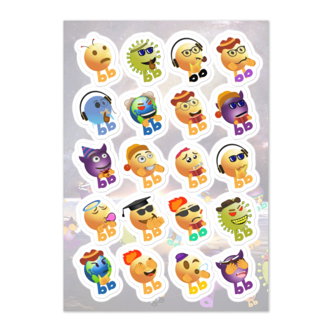Megabb Buddy Stickers - Emojibb