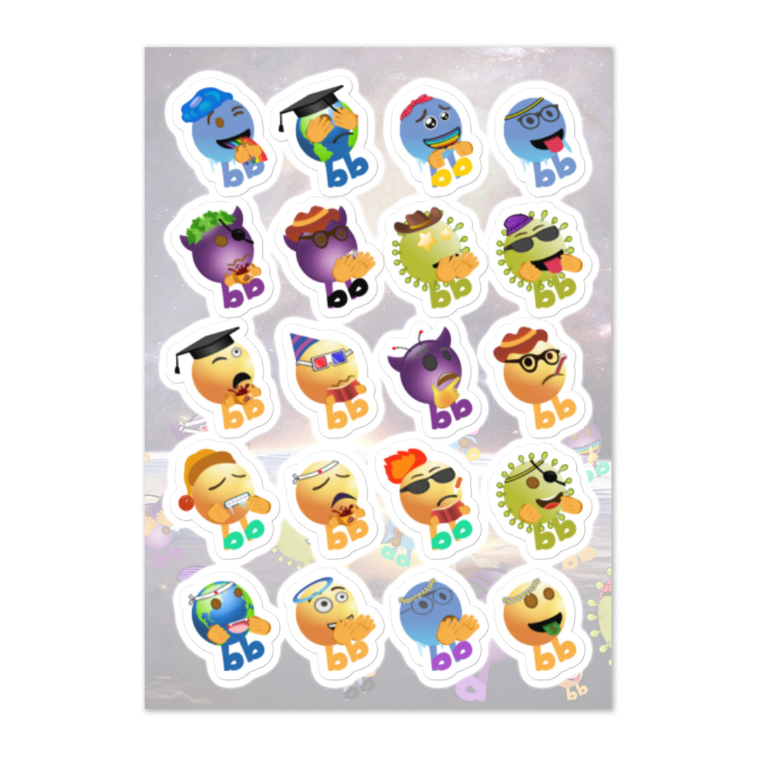 Megabb Buddy Stickers - Emojibb