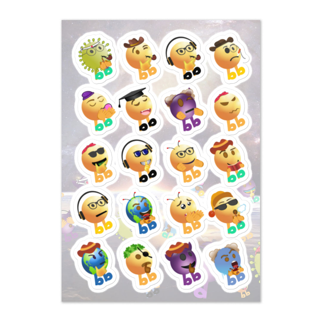 Megabb Buddy Stickers - Emojibb