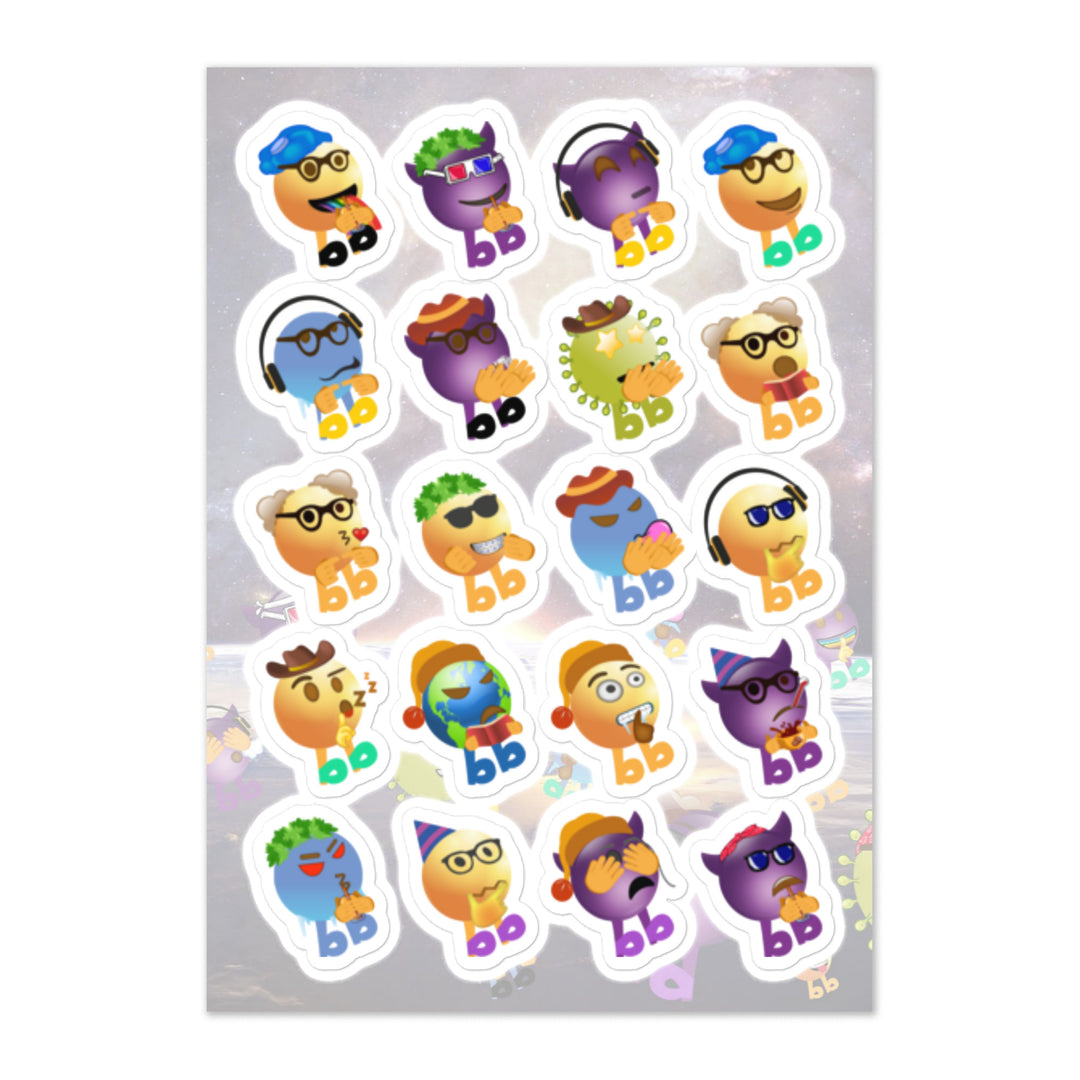 Megabb Buddy Stickers - Emojibb