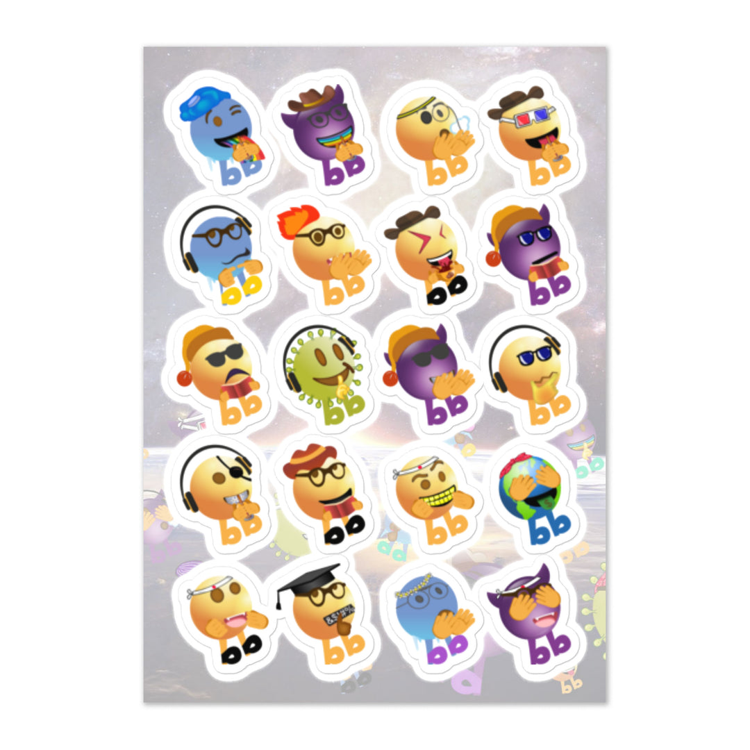 Megabb Buddy Stickers - Emojibb