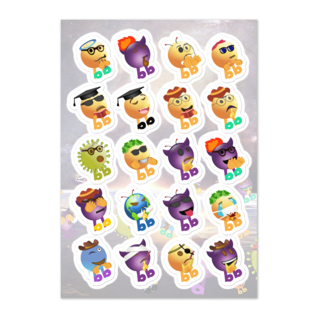 Megabb Buddy Stickers - Emojibb