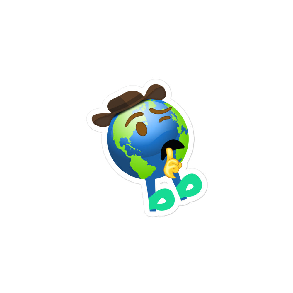 Earthbb Bubble-free sticker - Emojibb