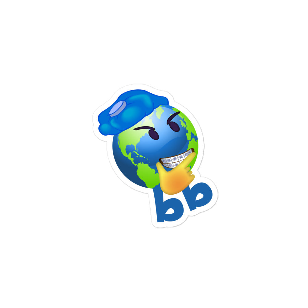 Earthbb Bubble-free sticker - Emojibb