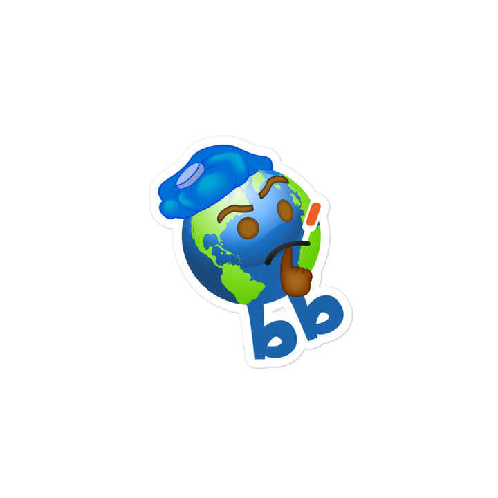 Earthbb Bubble-free sticker - Emojibb