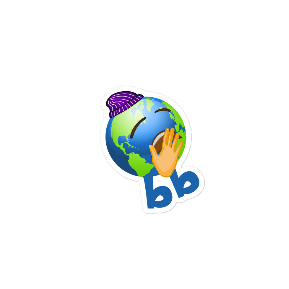 Earthbb Bubble-free sticker - Emojibb