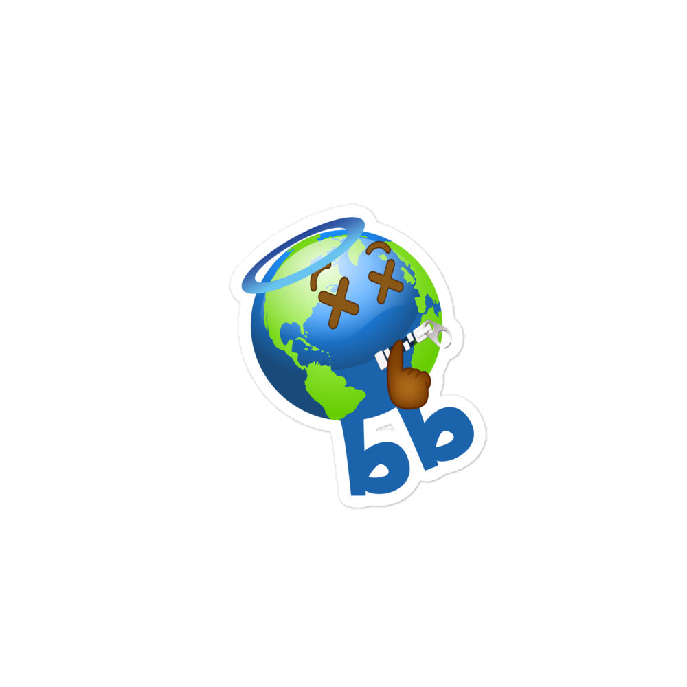 Earthbb Bubble-free sticker - Emojibb