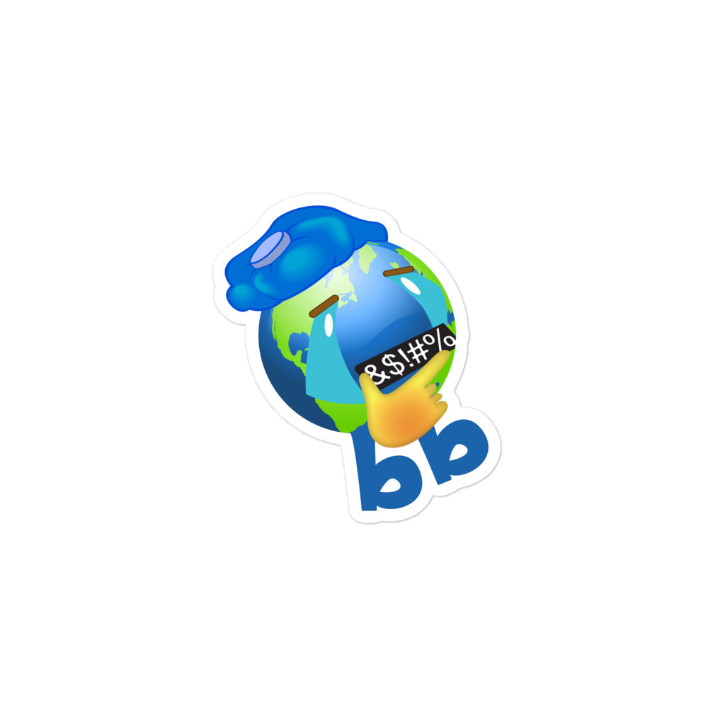 Earthbb Bubble-free sticker - Emojibb