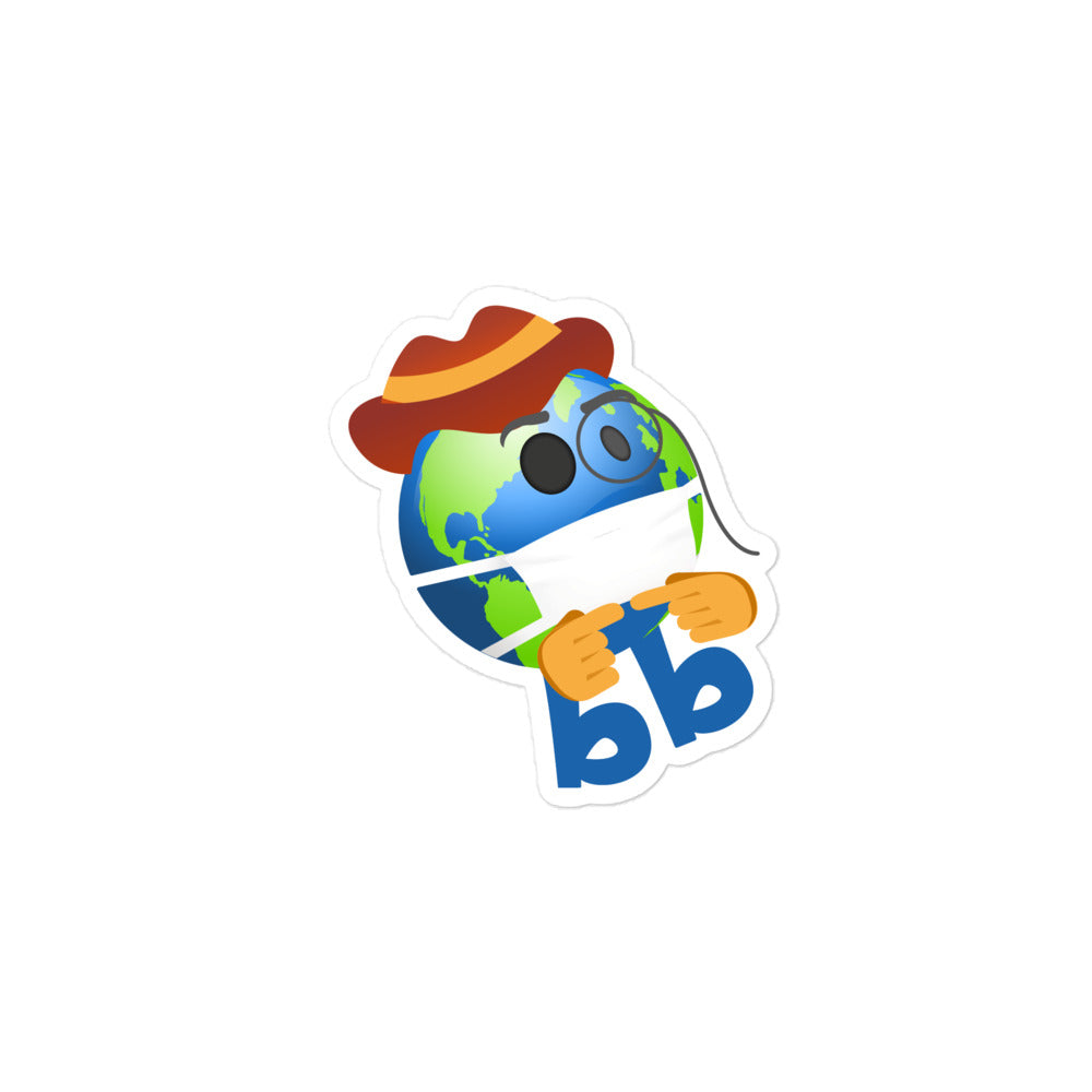 Earthbb Bubble-free sticker - Emojibb