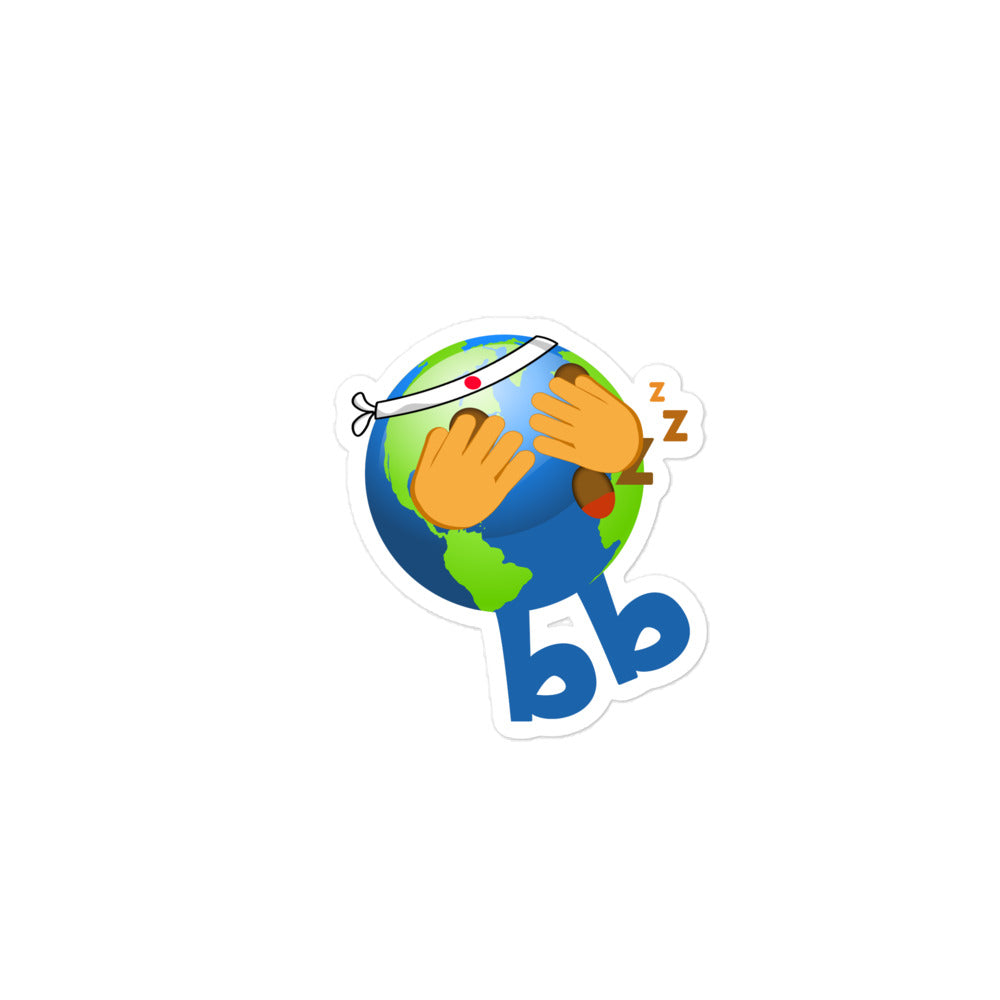 Earthbb Bubble-free sticker - Emojibb