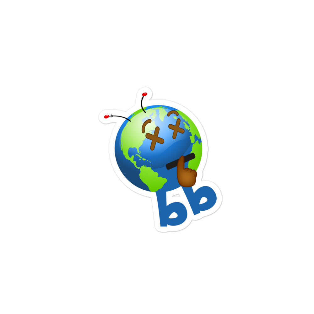Earthbb Bubble-free sticker - Emojibb