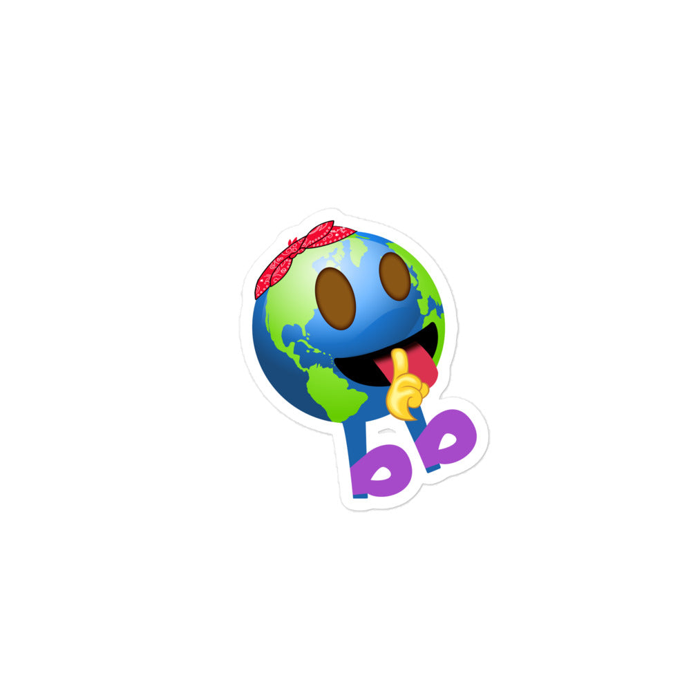 Earthbb Bubble-free sticker - Emojibb
