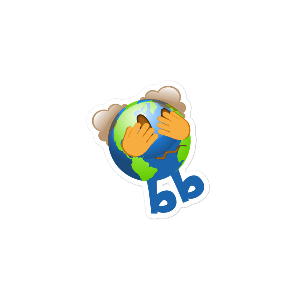 Earthbb Bubble-free sticker - Emojibb