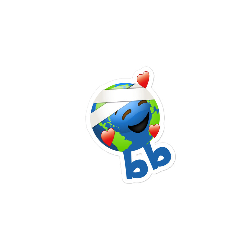 Earthbb Bubble-free sticker - Emojibb