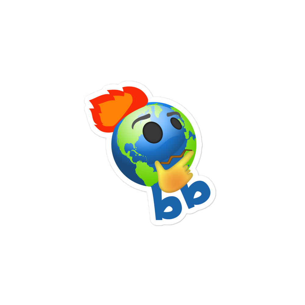 Earthbb Bubble-free sticker - Emojibb
