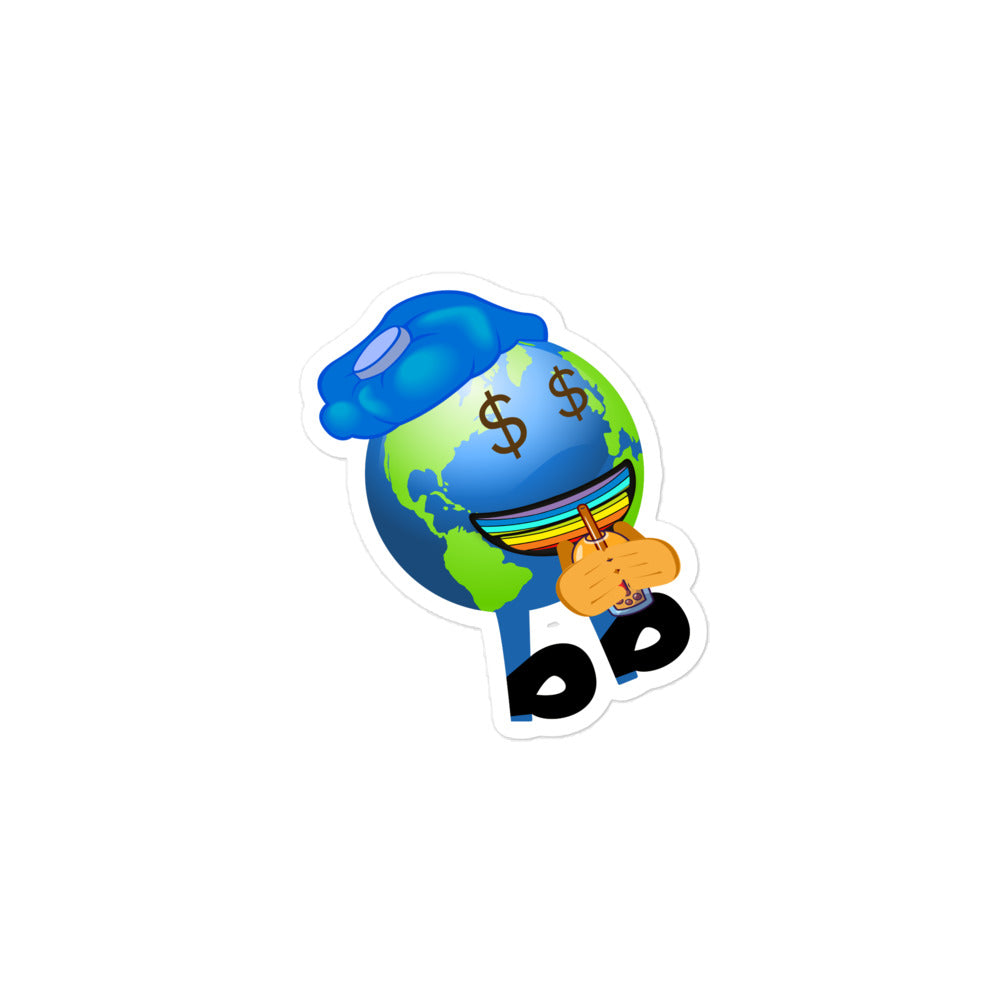 Earthbb Bubble-free sticker - Emojibb