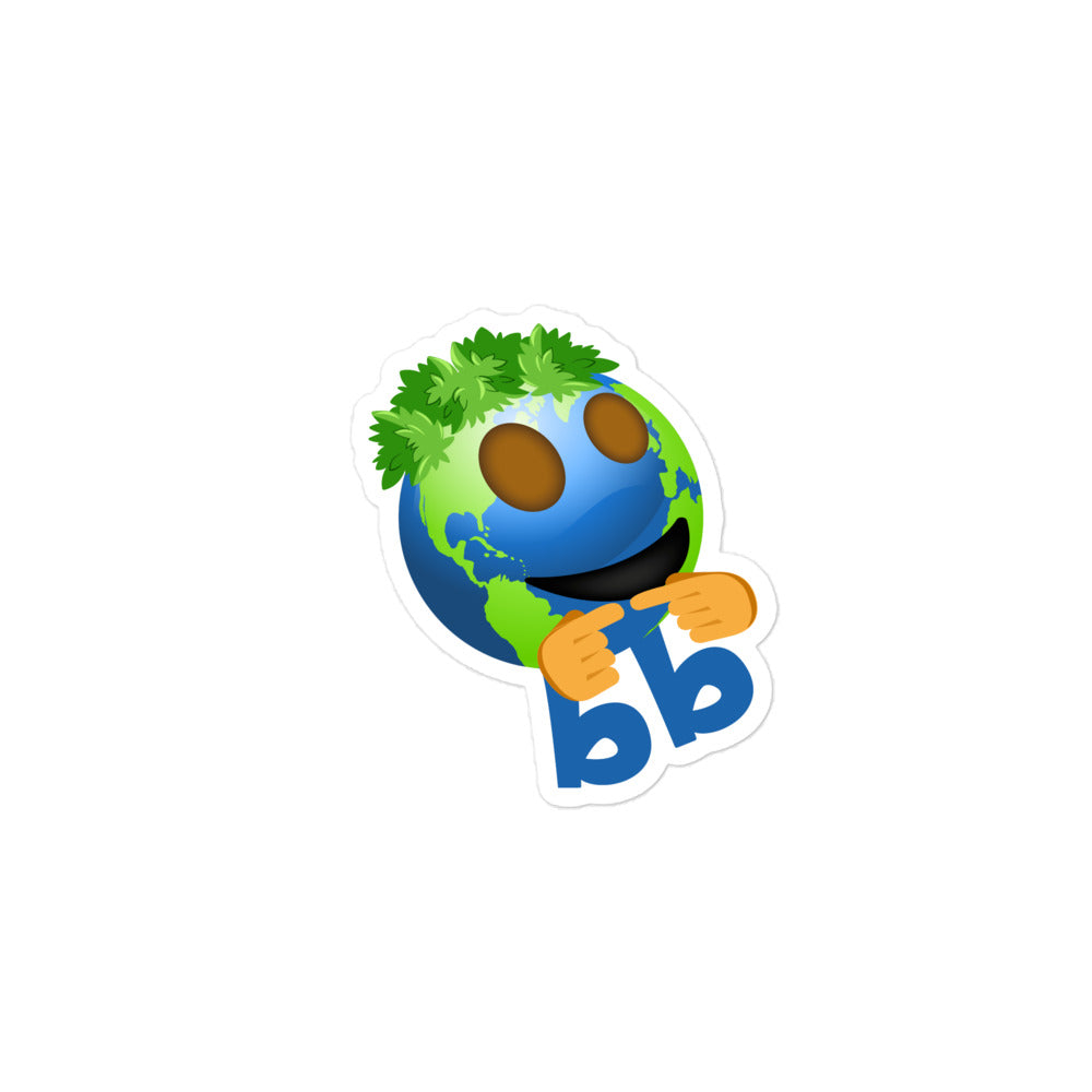 Earthbb Bubble-free sticker - Emojibb