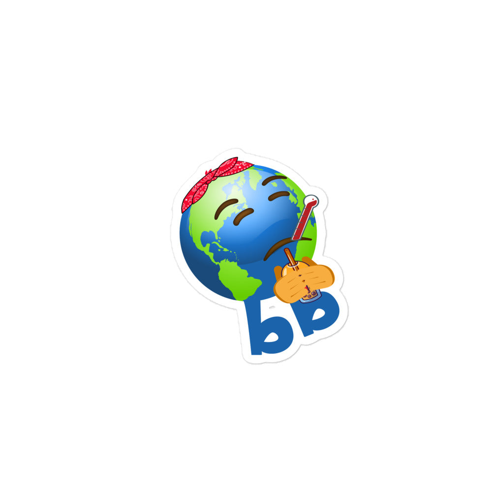 Earthbb Bubble-free sticker - Emojibb