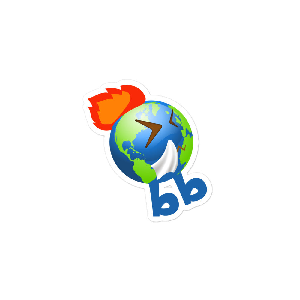 Earthbb Bubble-free sticker - Emojibb