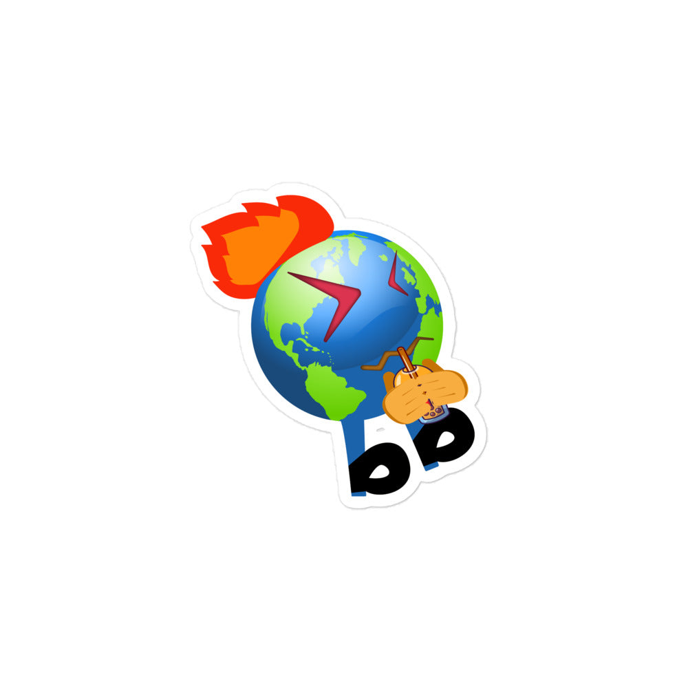 Earthbb Bubble-free sticker - Emojibb
