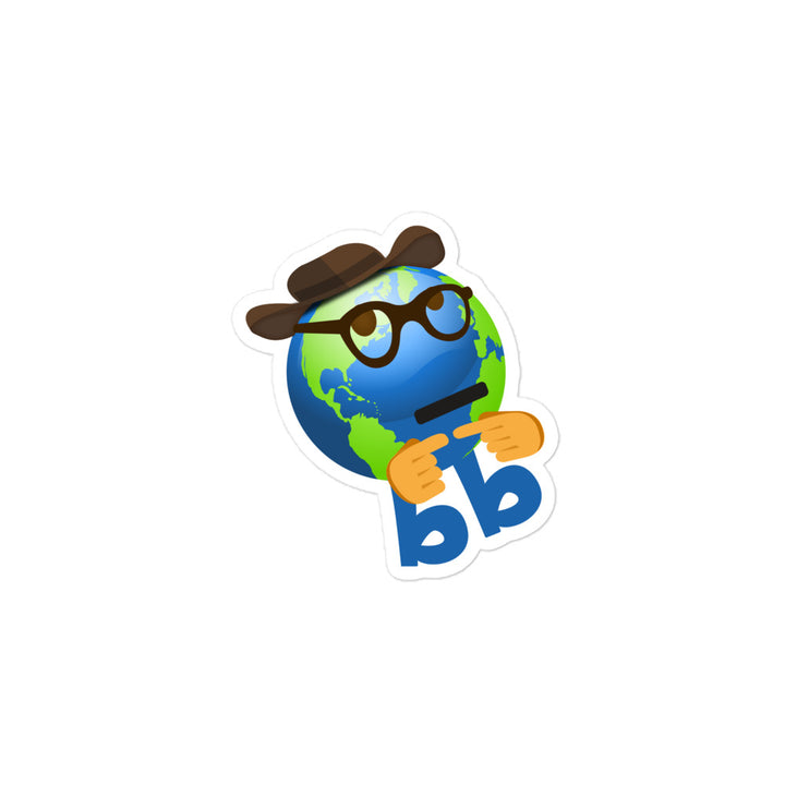 Earthbb Bubble-free sticker - Emojibb