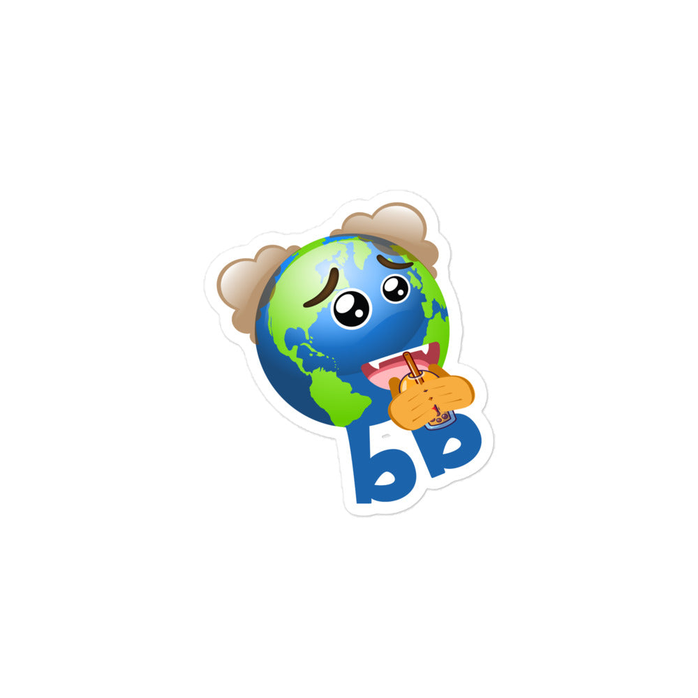 Earthbb Bubble-free sticker - Emojibb