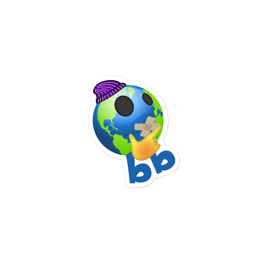 Earthbb Bubble-free sticker - Emojibb