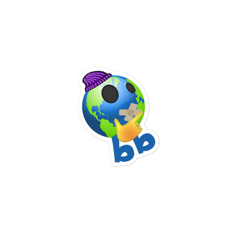Earthbb Bubble-free sticker - Emojibb