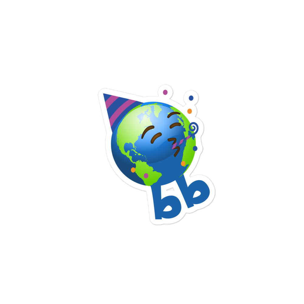 Earthbb Bubble-free sticker - Emojibb