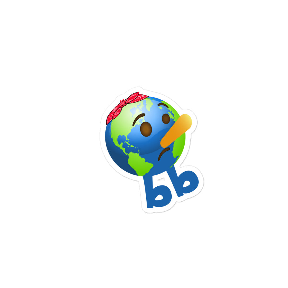Earthbb Bubble-free sticker - Emojibb