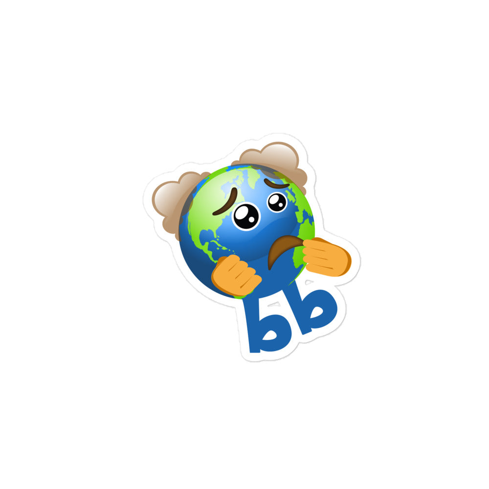 Earthbb Bubble-free sticker - Emojibb