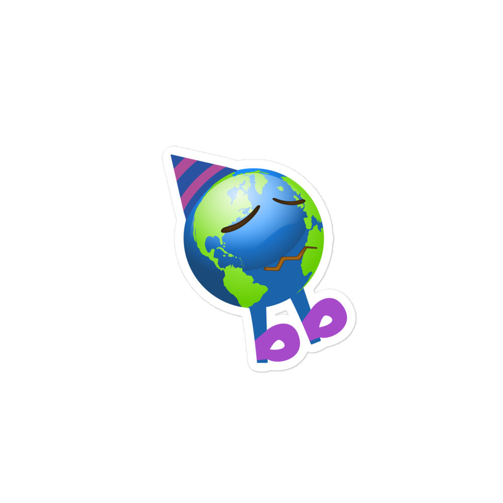 Earthbb Bubble-free sticker - Emojibb