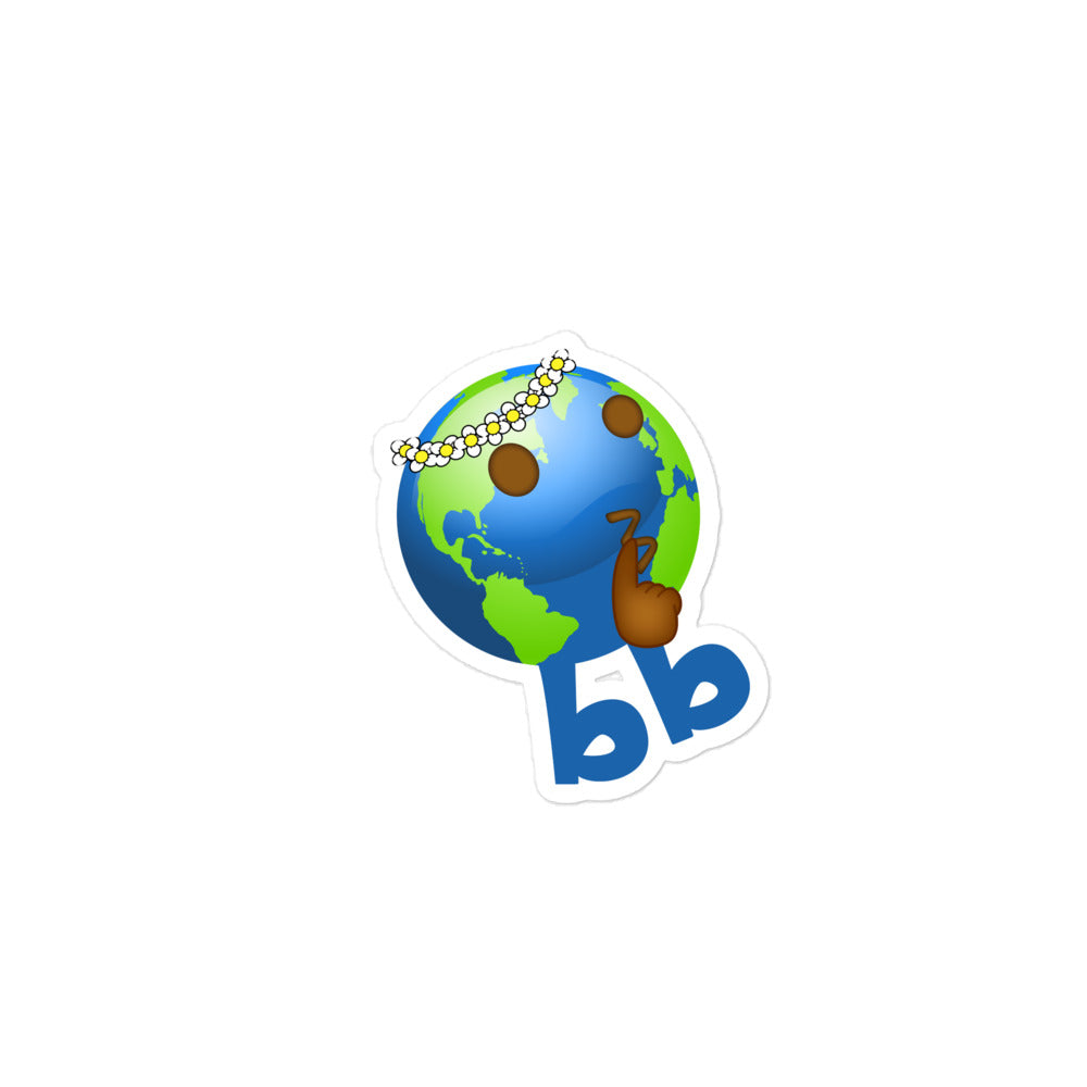 Earthbb Bubble-free sticker - Emojibb
