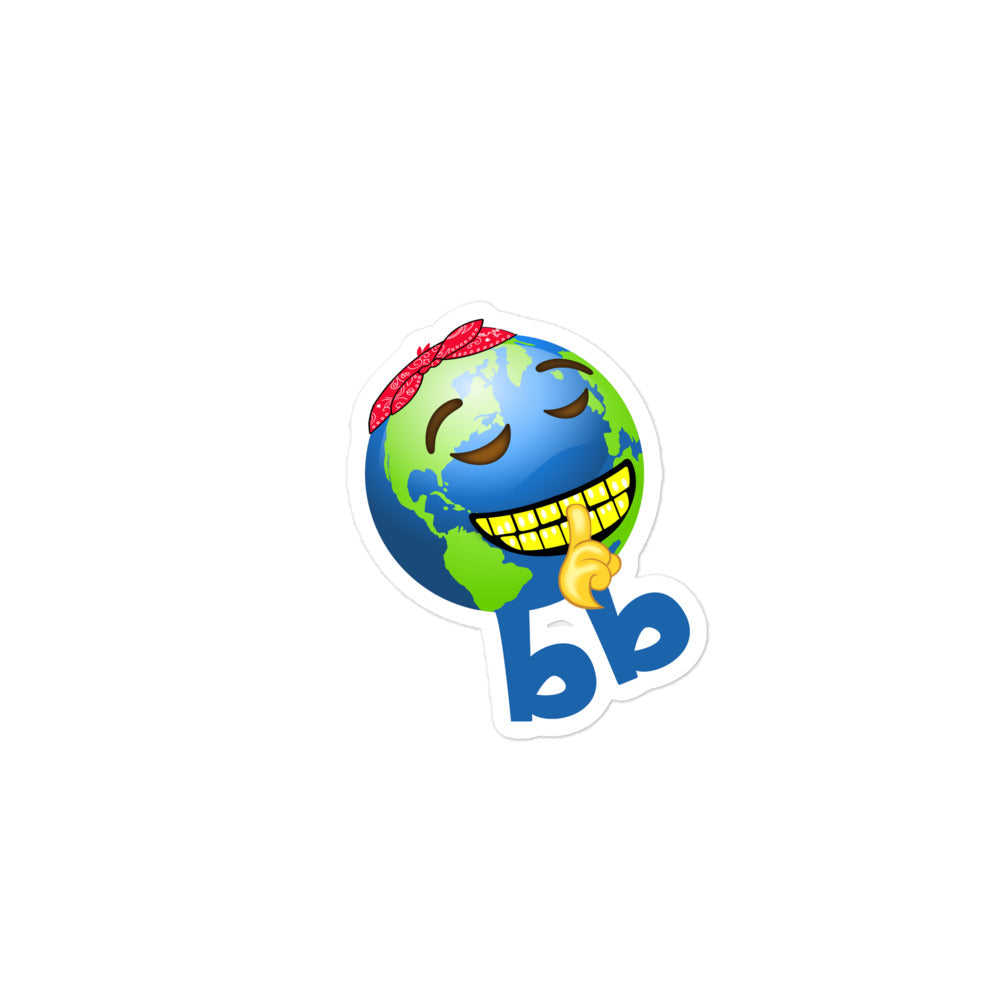 Earthbb Bubble-free sticker - Emojibb
