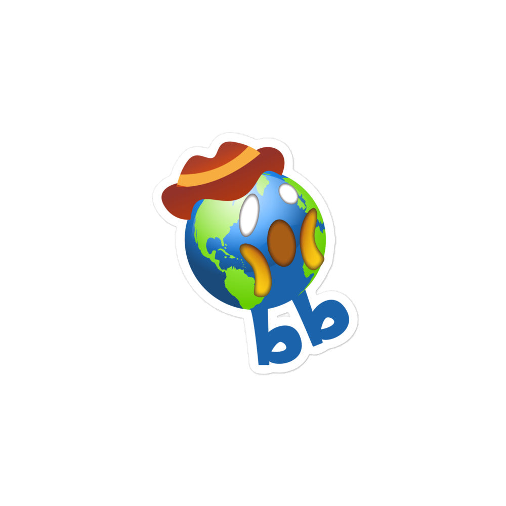 Earthbb Bubble-free sticker - Emojibb