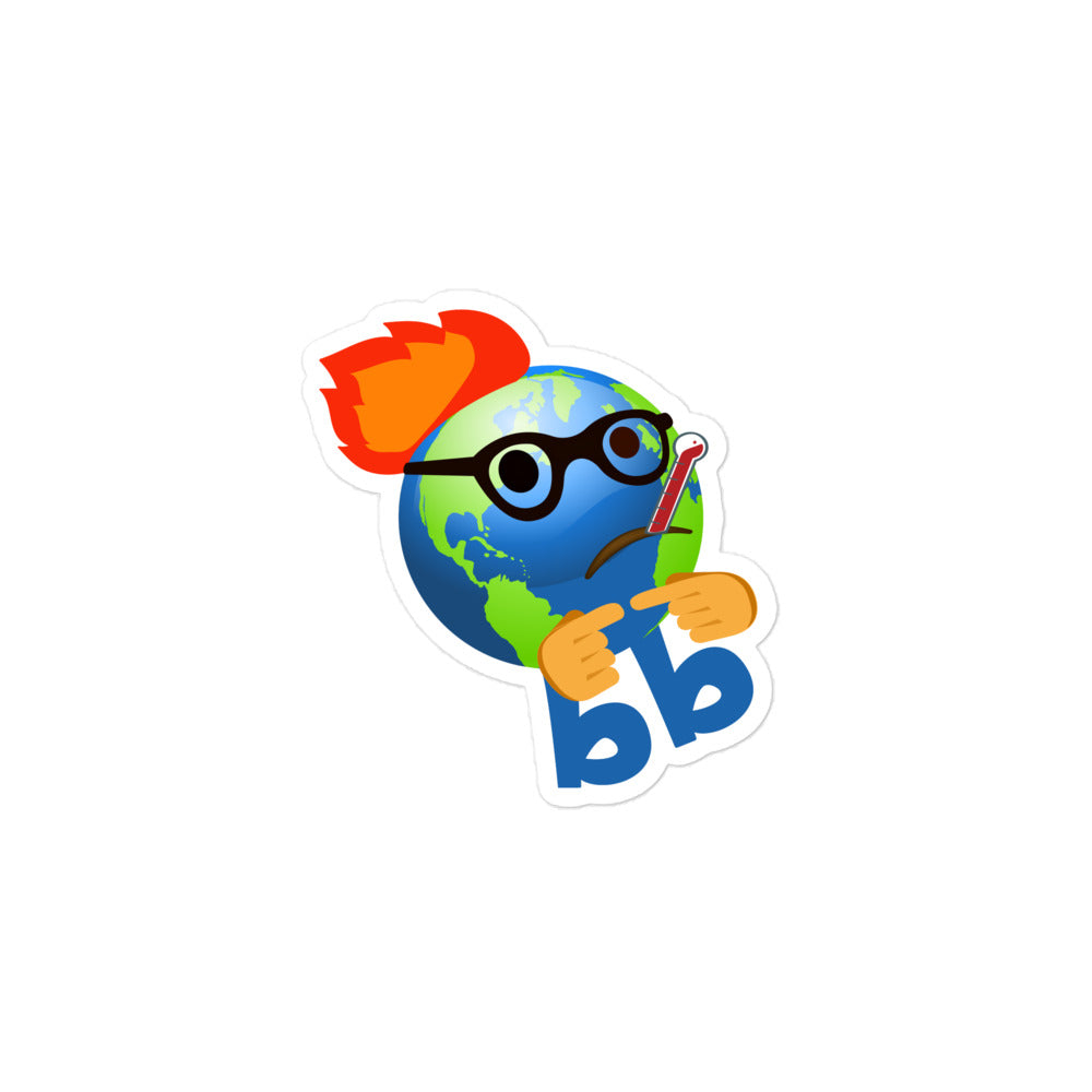 Earthbb Bubble-free sticker - Emojibb