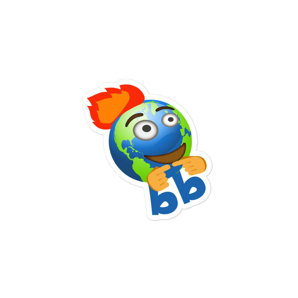 Earthbb Bubble-free sticker - Emojibb