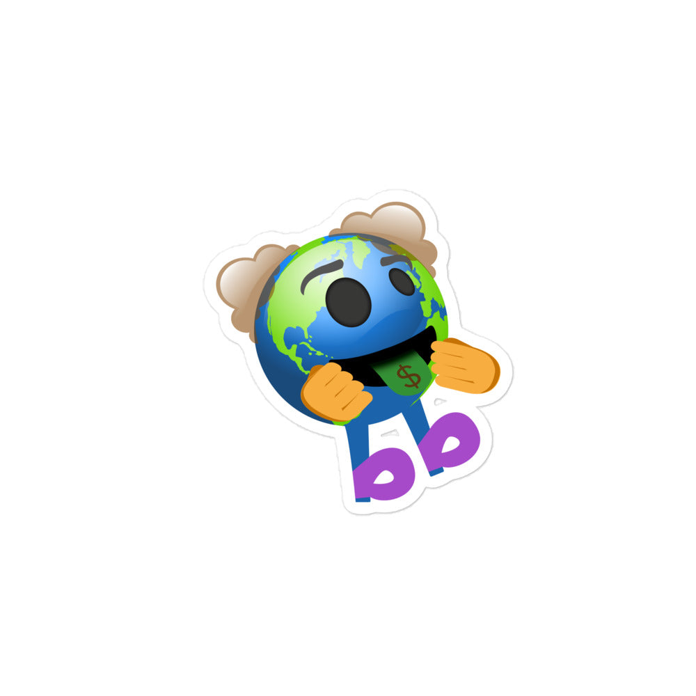 Earthbb Bubble-free sticker - Emojibb