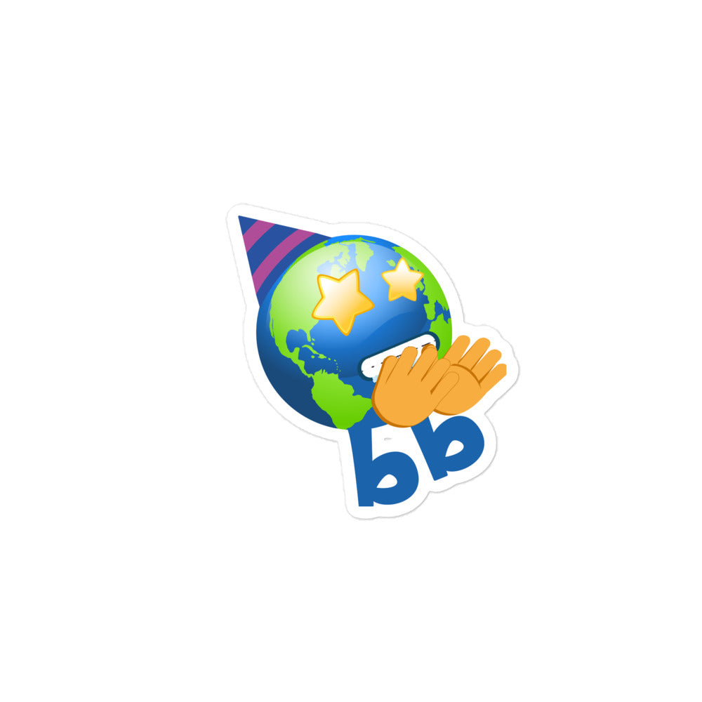 Earthbb Bubble-free sticker - Emojibb