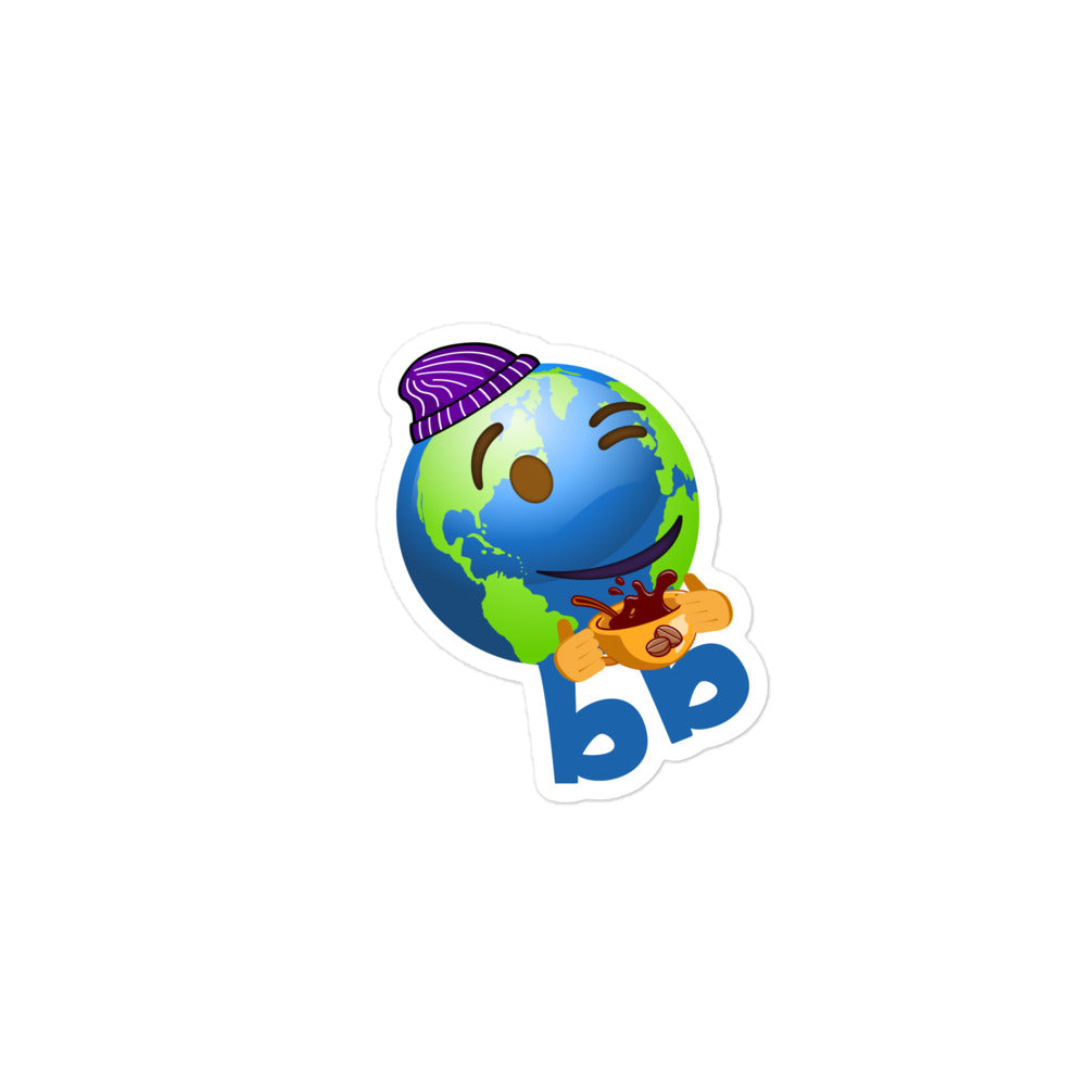 Earthbb Bubble-free sticker - Emojibb