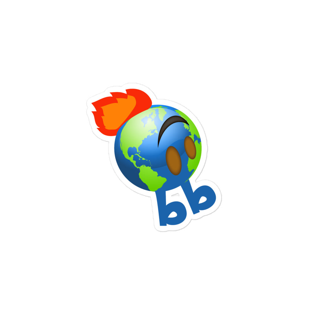 Earthbb Bubble-free sticker - Emojibb