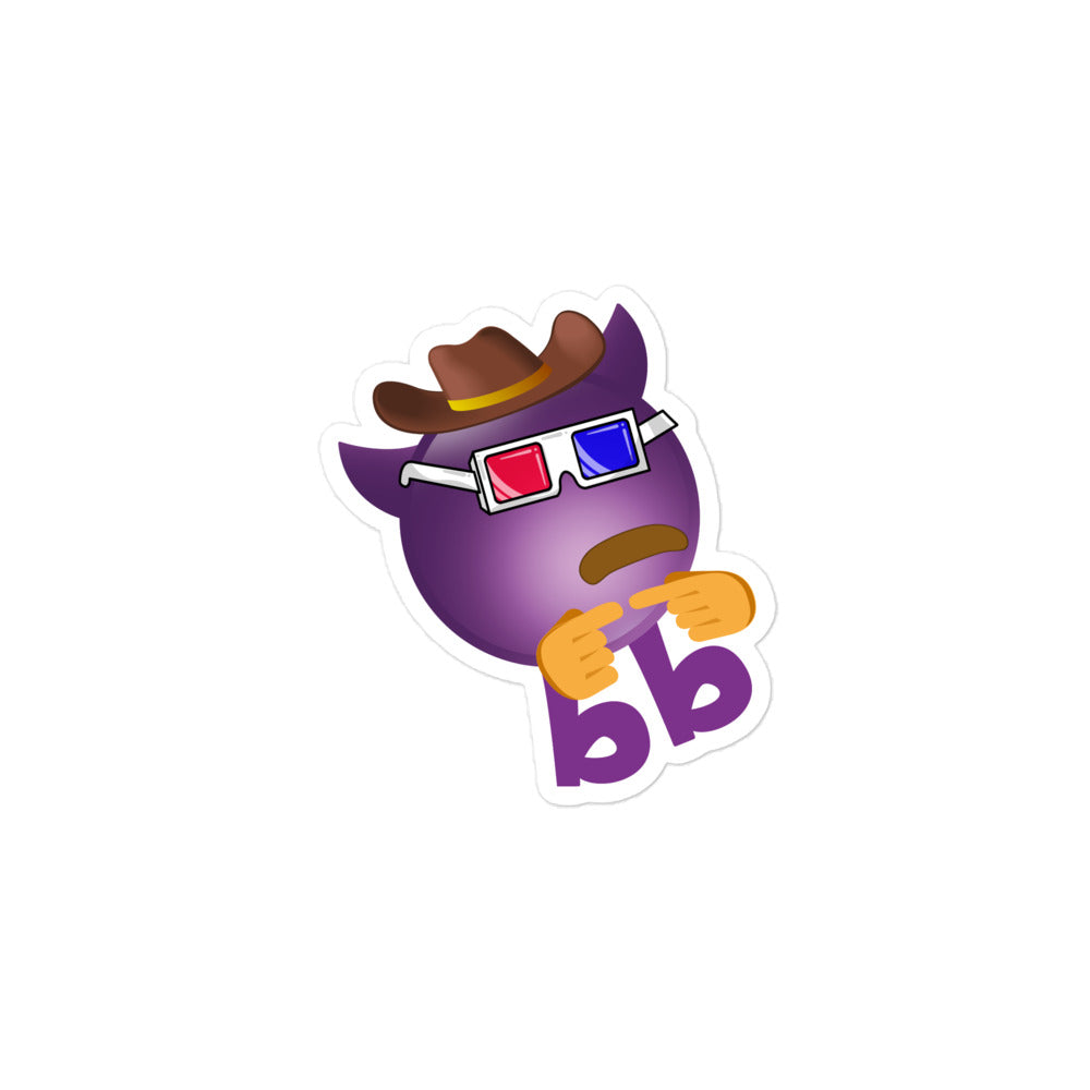 Evilbb Bubble-free sticker - Emojibb