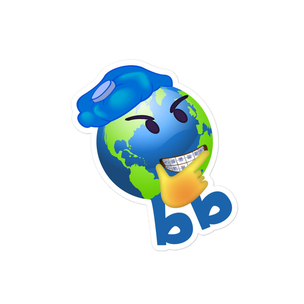 Earthbb Bubble-free sticker - Emojibb
