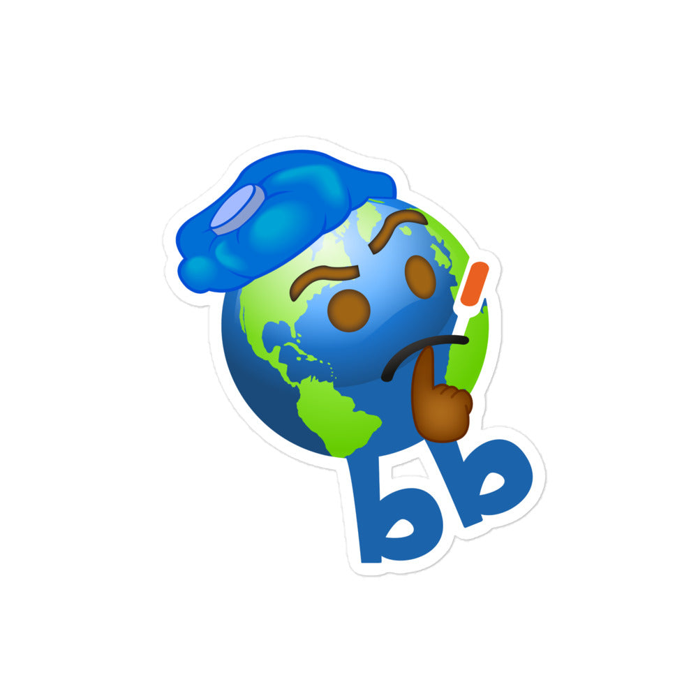 Earthbb Bubble-free sticker - Emojibb