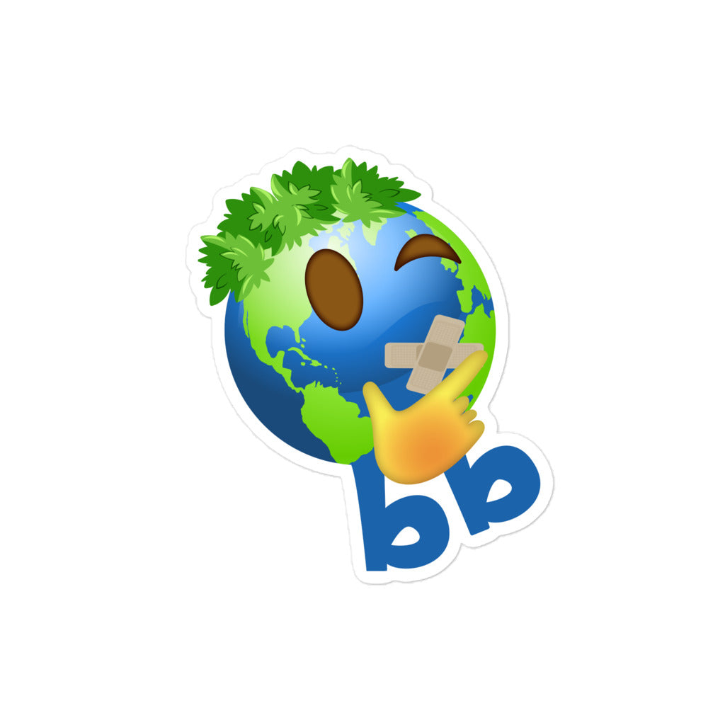 Earthbb Bubble-free sticker - Emojibb